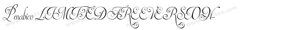Penabico LIMITED FREE VERSION字体转换